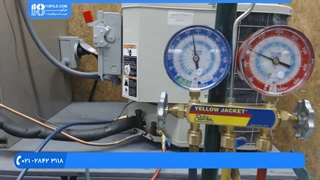 آموزش تعمیر کولرگازی - چک کردن مناسب مبرد