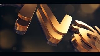 پروژه افتر افکت نمایش لوگو طلایی Gold Logo Reveal - مخزن ودره