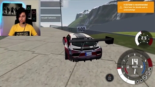 بازی شبیه ساز تصادف ماشین ها با poorya negan gamer پارت 2:::طنز