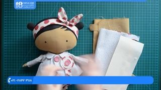 آموزش دوخت عروسک تیلدا // دوخت عروسک همراه با لباس