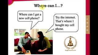 آموزش زبان انگلیسی: گرامر مقدماتی ؟ Where can I