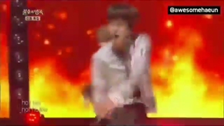 کاوردنس ناهیون با خود گروه آهنگ fire از گروه verivery (دراصل آهنگ BTS)