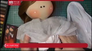 آموزش دوخت لباس خوشگل برای عروسک روسی همراه با الگو