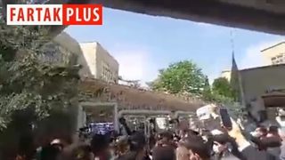 درگیری طرفداران ضرغامی با نیروهای انتظامی