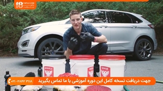 آموزش پولیش خودرو __ نحوه کار با دستگاه پولیش روتاری ( Rotary