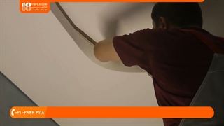 آموزش نصب آسمان مجازی - نصب سقف کشسان