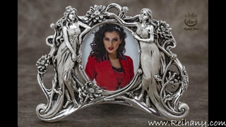 قاب عکس نقره، قاب نقره، آباژور نقره، نقره ریحانی