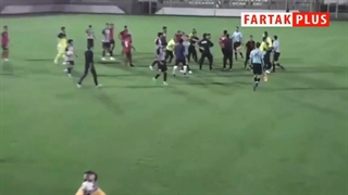 درگیری با داور در لیگ دسته دوم