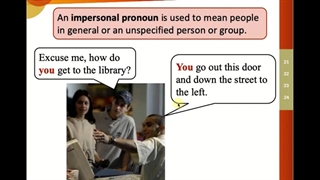 آموزش زبان انگلیسی: آموزش گرامر متوسطه Impersonal Pronouns