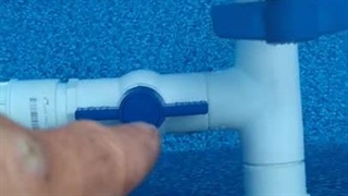 Homemade pool fountain