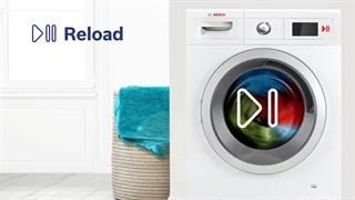 اضافه کردن لباس حین کار در ماشین لباسشویی بوش