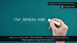 پروژه آماده تیزر موشن گرافیک نوشتن دست Clean Corporate