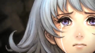 میان پرده سینمایی بازی بهم زده شده " گریستن " به سبک پویانمایی های ژاپنی