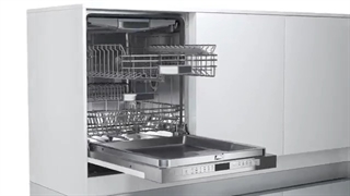 قابلیت تنظیم سبد در ماشین ظرفشویی بوش