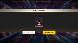 گرفتن الوک در میستیری شاپ فری فایر