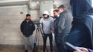 پشت صحنه موازی تهیه کننده نوراحمد تاجیک نویسنده و کار گردان مهرداد خان