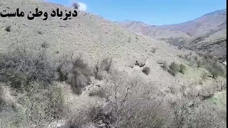 نمایی از پاییز در روستای دیزباد بالا