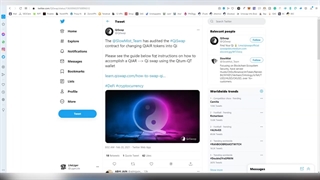 نقد و بررسی و معرفی کی سواپ QiSwap + ایردراپ مجانی
