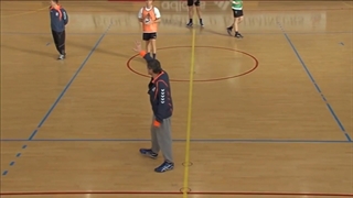 فیلم آموزشی تمرینات هندبال (استفاده سرعت و کار تیمی در عبور از دفاع)