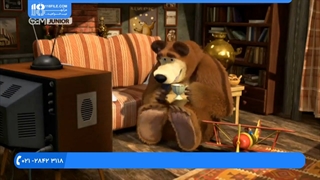 انیمیشن ماشا و میشا دوبله فارسی - بیماری میشا قسمت 2