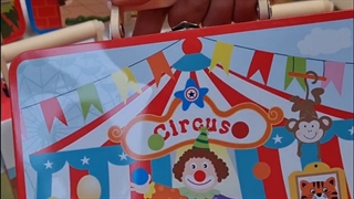 آنباکسینگ پازل سیرک با کیف فلزی و وسایل کد KZ-16