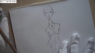 آموزش طراحی لباس - طراحی پیراهن چهارخونه و شلوار بگ