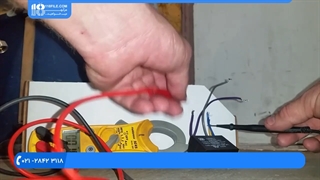 آموزش تعمیر پنکه سقفی - آزمایش خازن پنکه