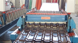 ساخت دستگاه ورق طرح سفال سوئدی_پارس رول فرم 09121612740