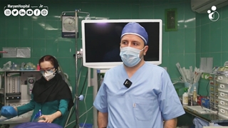 نمایش عمل اسلیو معده در اتاق عمل