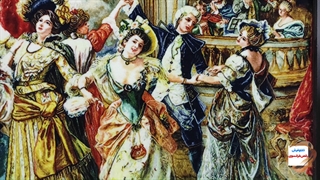 تابلو فرش رقص فرانسوی - دیجی دکوری