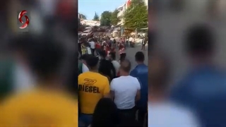 من احتفالات أهالی #صلنفة بفوز الدکتور #بشار_الأسد فی انتخابات رئاسة الجمهوریة