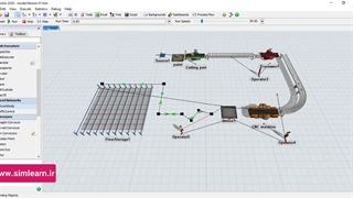 پروژه شبیه سازی خط تولید