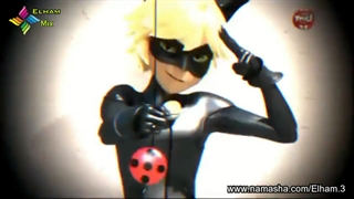 میکس اکشن از لیدی باگ و کت نوار با اهنگ (problem)