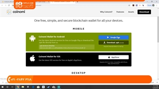 آموزش استخراج بیت کوین - کیف پول Coinomi نسخه وب