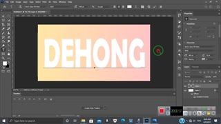 آموش ساخت متن شکسته در فتوشاپ