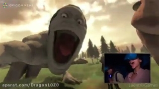 تجربه ترس از واقعیت مجازی انیمه نبرد با تایتانها منم میخوامممممم:'(