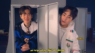 کلیپ پشت صحنه عکسبرداری موزیک ویدیو DFTF اکسو با زیرنویس فارسی چسبیده