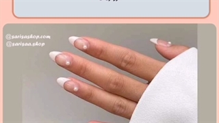 طراحی ناخن فرانسوی