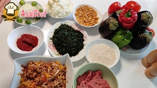 آموزش تهیه دلمه مخلوط | AsalChef | عسل شف