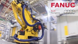 استفاده از ربات صنعتی در کارخانه AUDI | ربات کار | ربات جوشکاری
