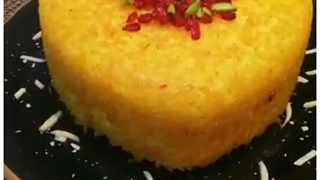 پخت قالب کته و ته چین