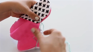 آموزش ساخت جا عینکی قلبی