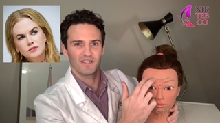 آموزش نقاط تزریق بوتاکس صورت