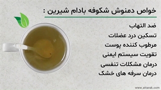 شکوفه بادام شیرین | عطاری آنلاین | عطارک