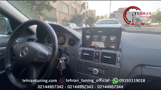 مانیتور اندروید بنز c350 2008  - تهران تیونینگ
