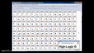 آموزش ابتدایی طراحی و ساخت فونت فارسی ایران فونت