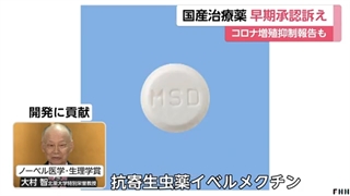 国産治療薬イベルメクチンIvermectin早期承認訴え、コロナ増殖抑制報告も／新型コロナウイルス治療薬候補