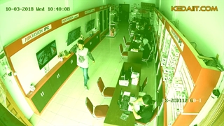 نمونه ویدیو ضبط شده با دوربین IP هایک ویژن مدل DS-2CD1123G0-I