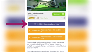 توضیحاتی درباره شیدر پک و آموزش نصب آن Minecraft