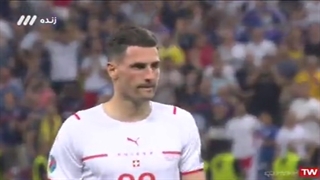 ضربات پنالتی بازی فرانسه - سوییس ودرلینک زیرعضوبشید